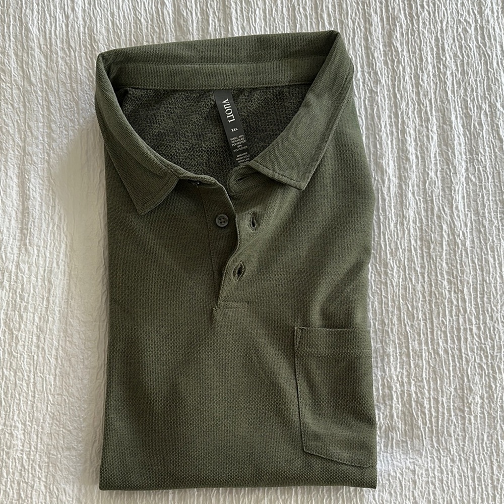 Vuori Men's Ace Polo Shirt (Green)